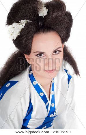 Retrato de Geisha
