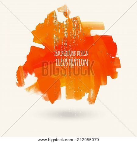 vector splats splashes and blobs of red ink paint in different shapes drips isolated on white