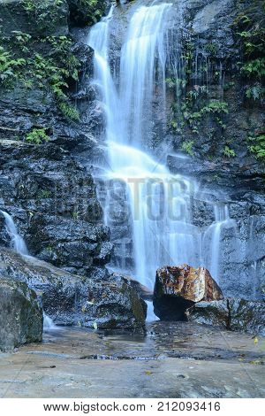 Lodore Waterfall in Wentworth Falls, Blue Mountains Australia