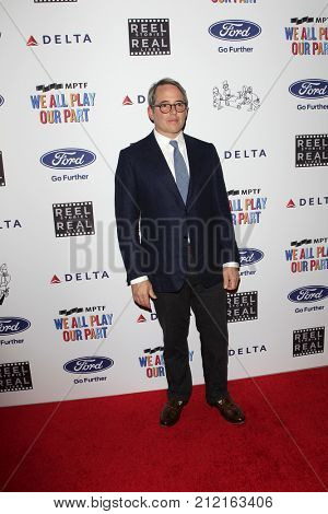 LOS ANGELES - NOV 2:  Matthew Broderick at the 6th Annual Reel Stories, Real Lives Benefiting MPTF at the Milk Studios on November 2, 2017 in Los Angeles, CA