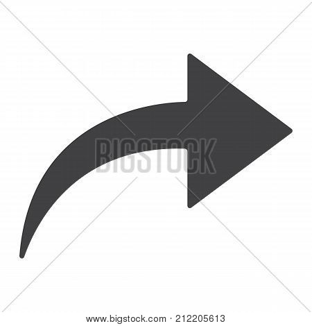 Redo glyph icon, web and mobile, next sign vector graphics, a solid pattern on a white background, eps 10.