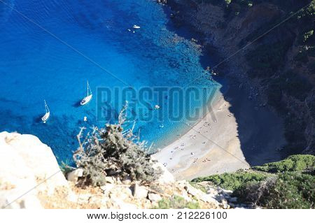 Coll Baix Beach on Mallorca in Spain
