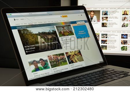 Milan, Italy - August 10, 2017: Msn Website Homepage. It Is A Web Portal And Related Collection Of I