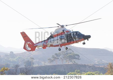 U.s. Coast Guard Mh-65D Dolphin Helicopter