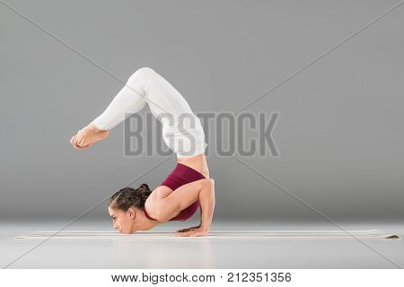 Woman Doing Yoga Exercise