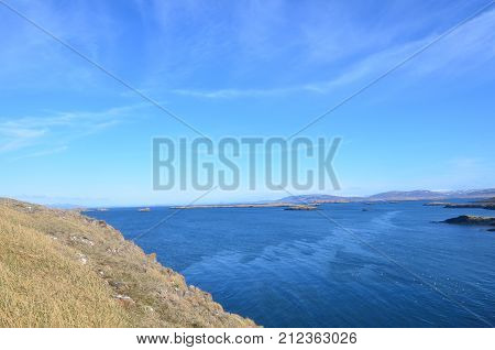 Beautiful scenic seascape views from Sugandisey lookout.
