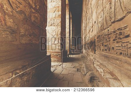 Temple Of Medinet Habu, Dedicated To Rameses Iii. - Unesco World Heritage Site, Luxor, Egypt