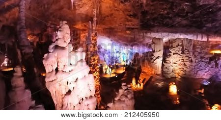 A trip to the stalactites Cave in the center of the country near the Beit Shemesh