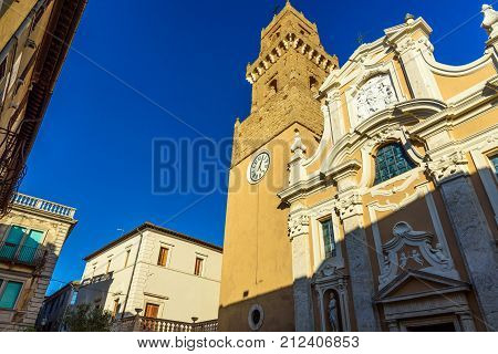 The Church Of Pitigliano
