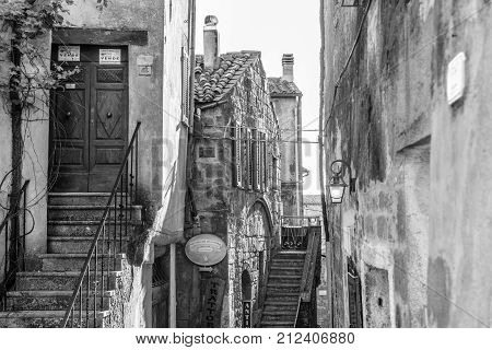 Street And Alley Of Pitigliano