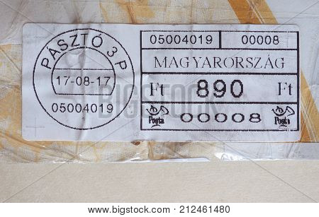 Postage Meter Of Hungary