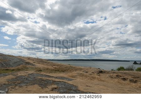 Lake Malaren view from Birka in Sweden