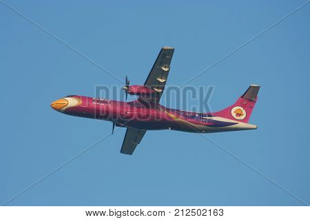 Hs-trb Atr72-200 Of Nokair.