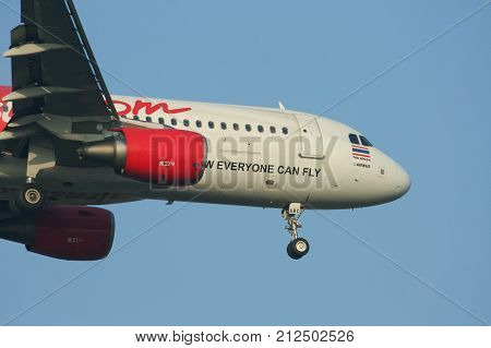 Hs-abc Airbus A320-200 Of Thaiairasia