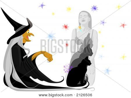 Häxan med svart katt