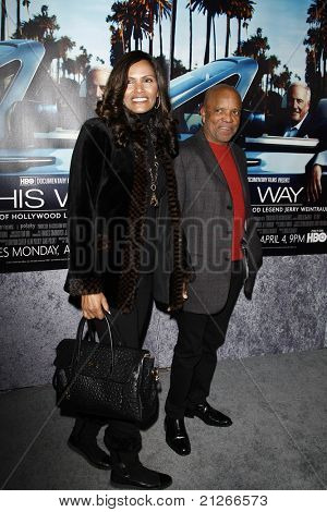 LOS ANGELES - MAR 22: Berry Gordy, hodnocení na Los Angeles HBO premiéra 