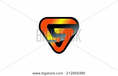 Letter GS Modern Logo Design Template Vector