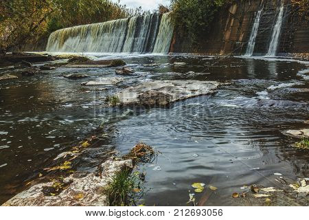 Magnificent River Canyon In The Fall