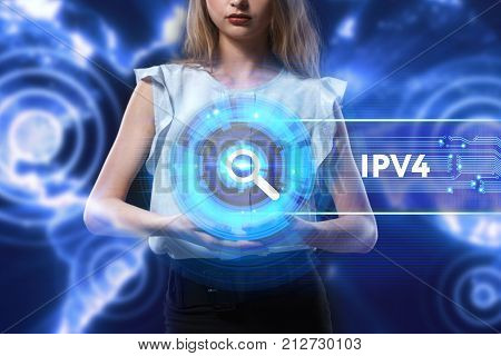 The Concept Of Business, Technology, The Internet And The Network. A Young Entrepreneur Working On A