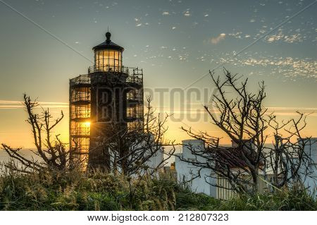 North Head Lighthouse on Washington's Pacific Coast.
