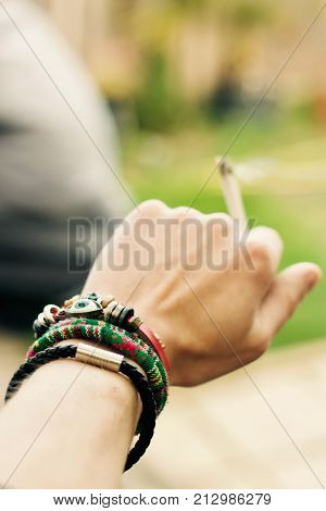 Marijuana Joint In Hand
