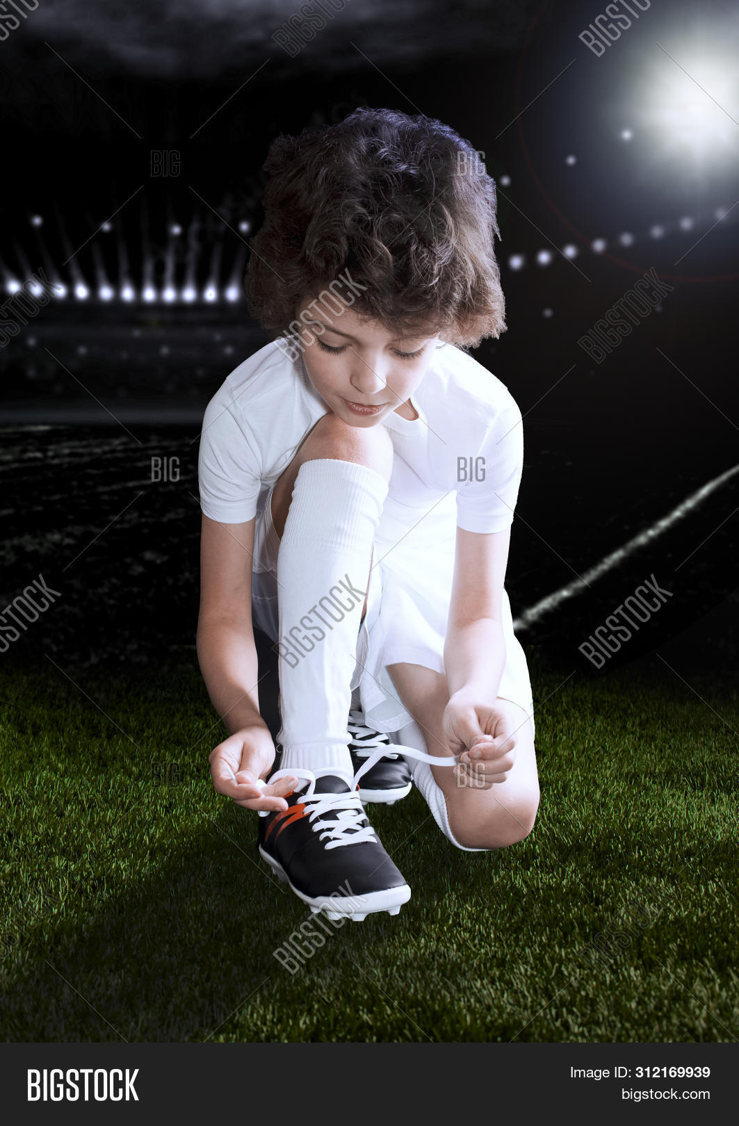 Little Boy Football Image & Photo (Free Trial) Bigstock