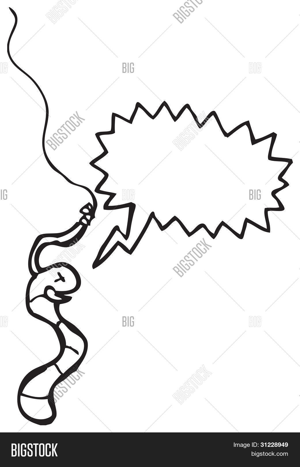 Cartoon Worm On Hook Image & Photo (Free Trial) | Bigstock