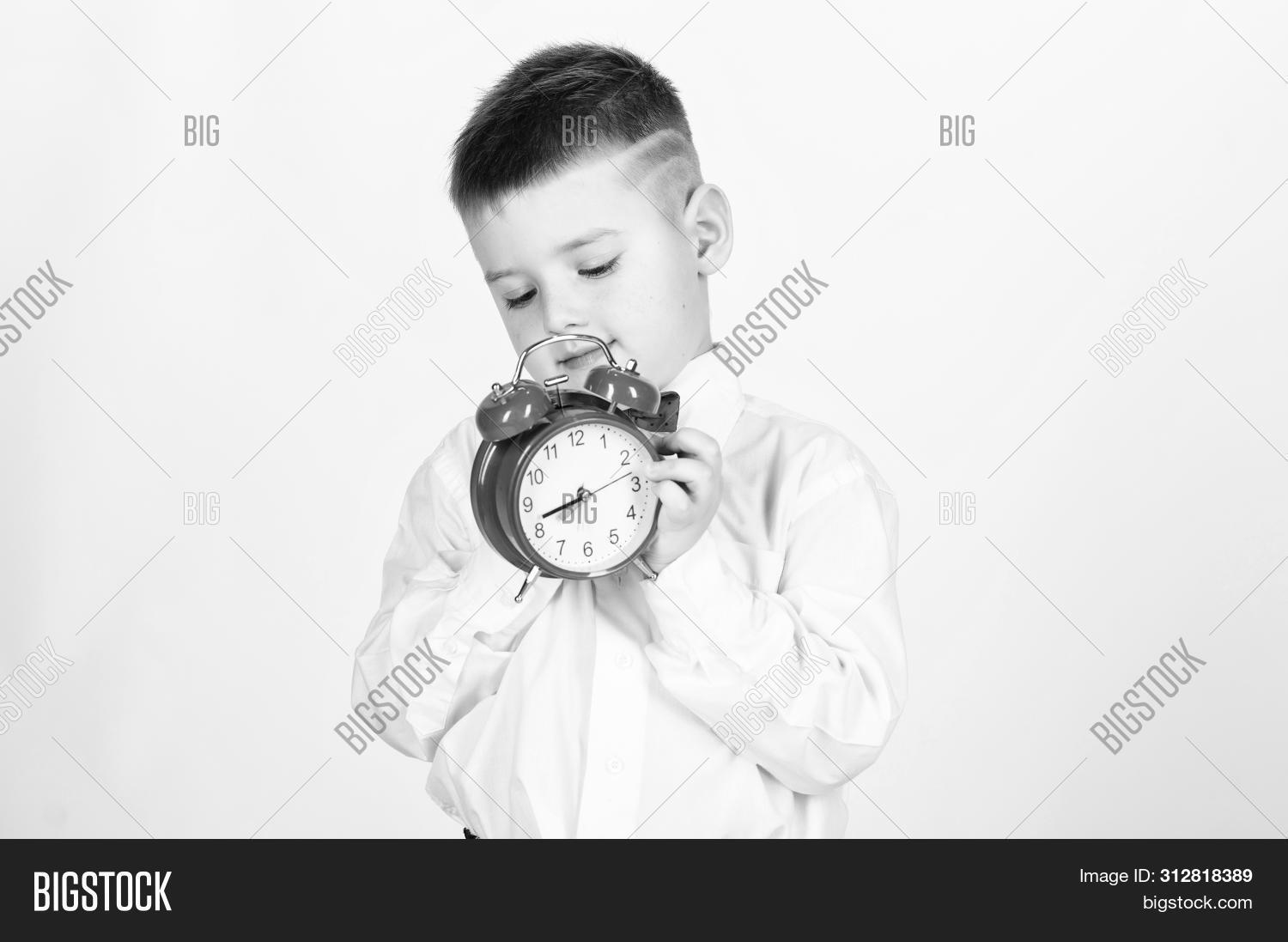 Schoolboy Alarm Clock Image & Photo (Free Trial) Bigstock