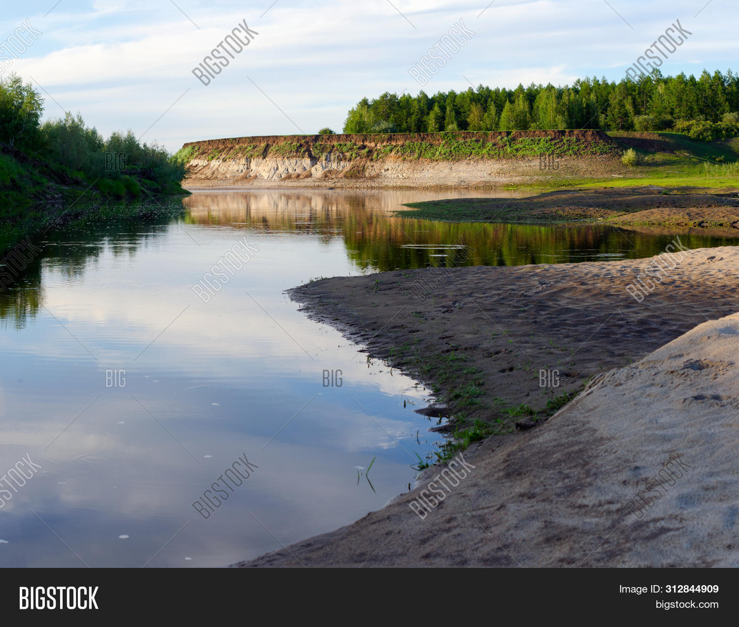 River Bank Sand Shade Image & Photo (Free Trial) | Bigstock