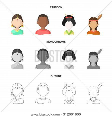 Vector Illustration Of Imitator And Resident Logo. Set Of Imitator And Culture Vector Icon For Stock