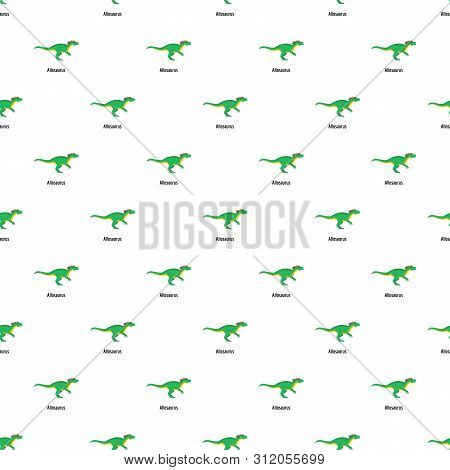 Allosaurus Pattern Seamless Vector Repeat For Any Web Design