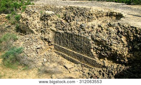Ruin Of Old Historic Archaeological Excavations Of Adulis, Zula, Eritrea
