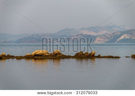 Beautiful Hidden Bay In Trpanj, Dalmatia, Croatia; Peljesac Peninsula
