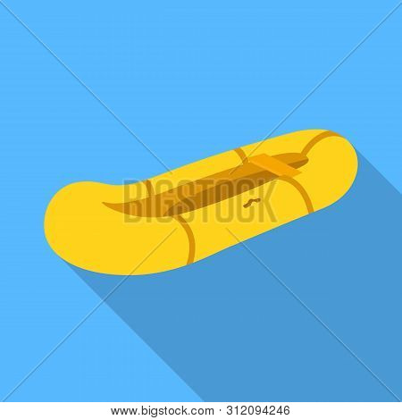 Vector Design Of Boat And Inflatable Symbol. Set Of Boat And Ship Stock Vector Illustration.