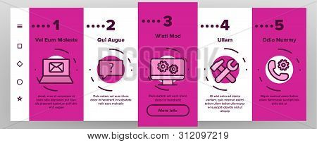 Client Support Vector Onboarding Mobile App Page Screen. Customer Support, Helpline, Helpdesk Consul