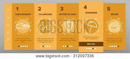 Sunscreen, Uv Defence Vector Onboarding Mobile App Page Screen. Sunscreen, Suntan Rules Illustration