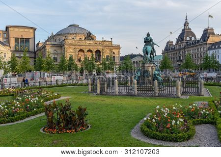 The Central Square Of Copenhagen On Denmark