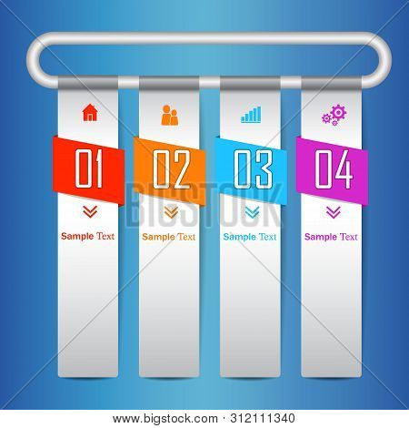 Colorfull Infographic Design Vector And Marketing Icons. Modern Business Infographics Template For W