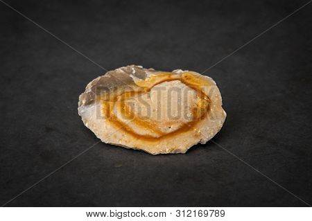 Old Part Of Fire Stone Used To Lit Fire And Hunt Animals In Stone Age