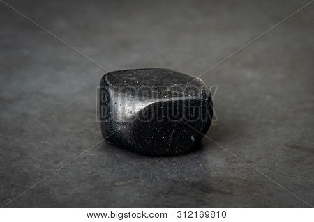 Onyx Gemstone Deep Black Gem Light Tones Of Deep Green And Blue