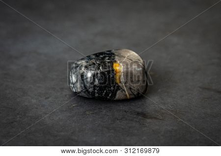 Picasso Jasper Gemstone In Different Tones Grey Black White And Beige