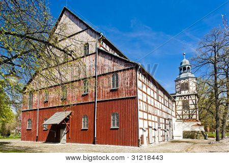træbygninger Kirke af Jawor, Schlesien, Polen