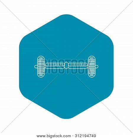 Hover Board Gyro Pod Icon. Outline Illustration Of Hover Board Gyro Pod Icon For Web