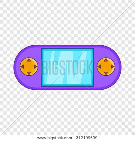 Portable Game Console Icon. Cartoon Illustration Of Console Icon For Web Design