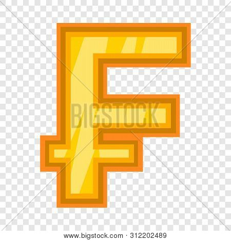 Swiss Frank Icon. Cartoon Illustration Of Frank Icon For Web Design