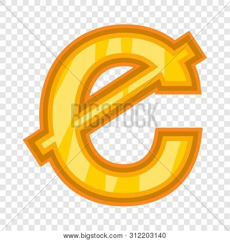Ghanaian Cedi Icon. Cartoon Illustration Of Money Icon For Web Design