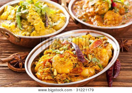 Especialidades de comida indiana