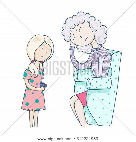 Daughters-mothers. A Weak Mother, A Caring Independent Daughter, A Mother Not Self-confident, Not Ta
