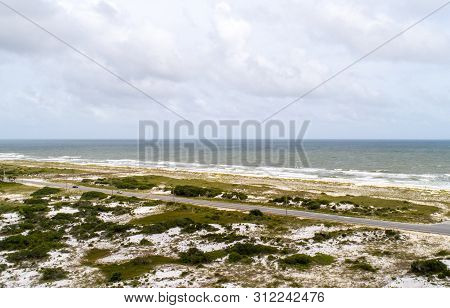 Perdido Key Beach, Florida And Ono Island, Alabama The Day After Hurricane Barry