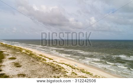 Perdido Key Beach, Florida And Ono Island, Alabama The Day After Hurricane Barry